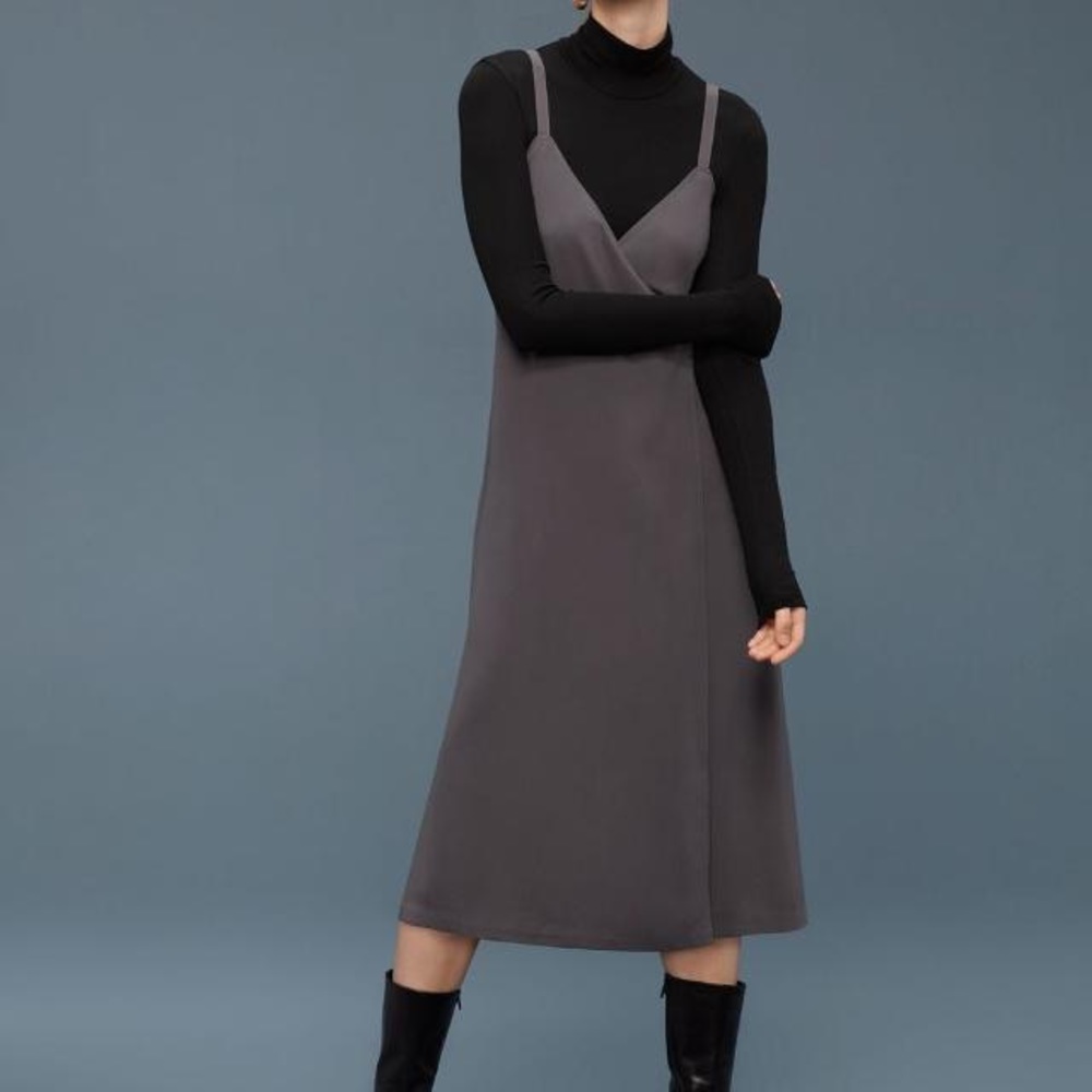 Aritzia Wilfred Astere wrap dress